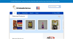 Desktop Screenshot of elcolmaditoboricua.com